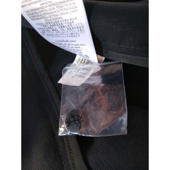 BCBGeneration Dress Pants Women's L Black Wide Leg Career Trousers Pleated NWOT - Picture 9 of 9